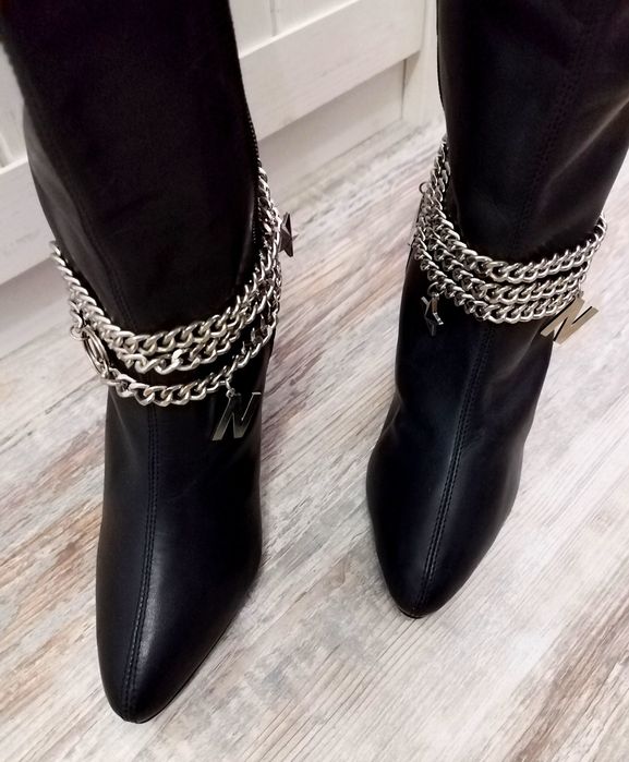 Нови дамски ботуши естествена кожа