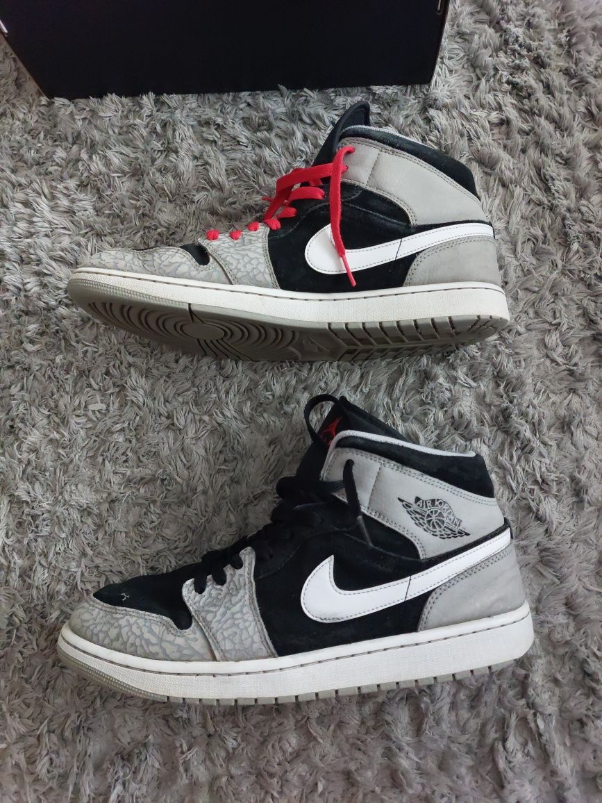 Jordan 1 mid elephant print