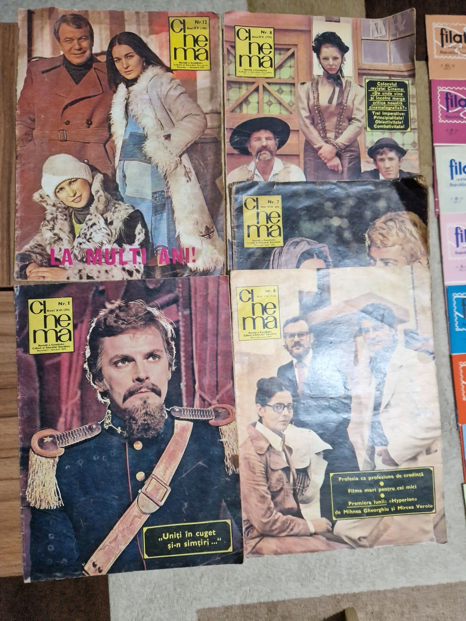 Vand reviste Cinema intre anii 1975/1980