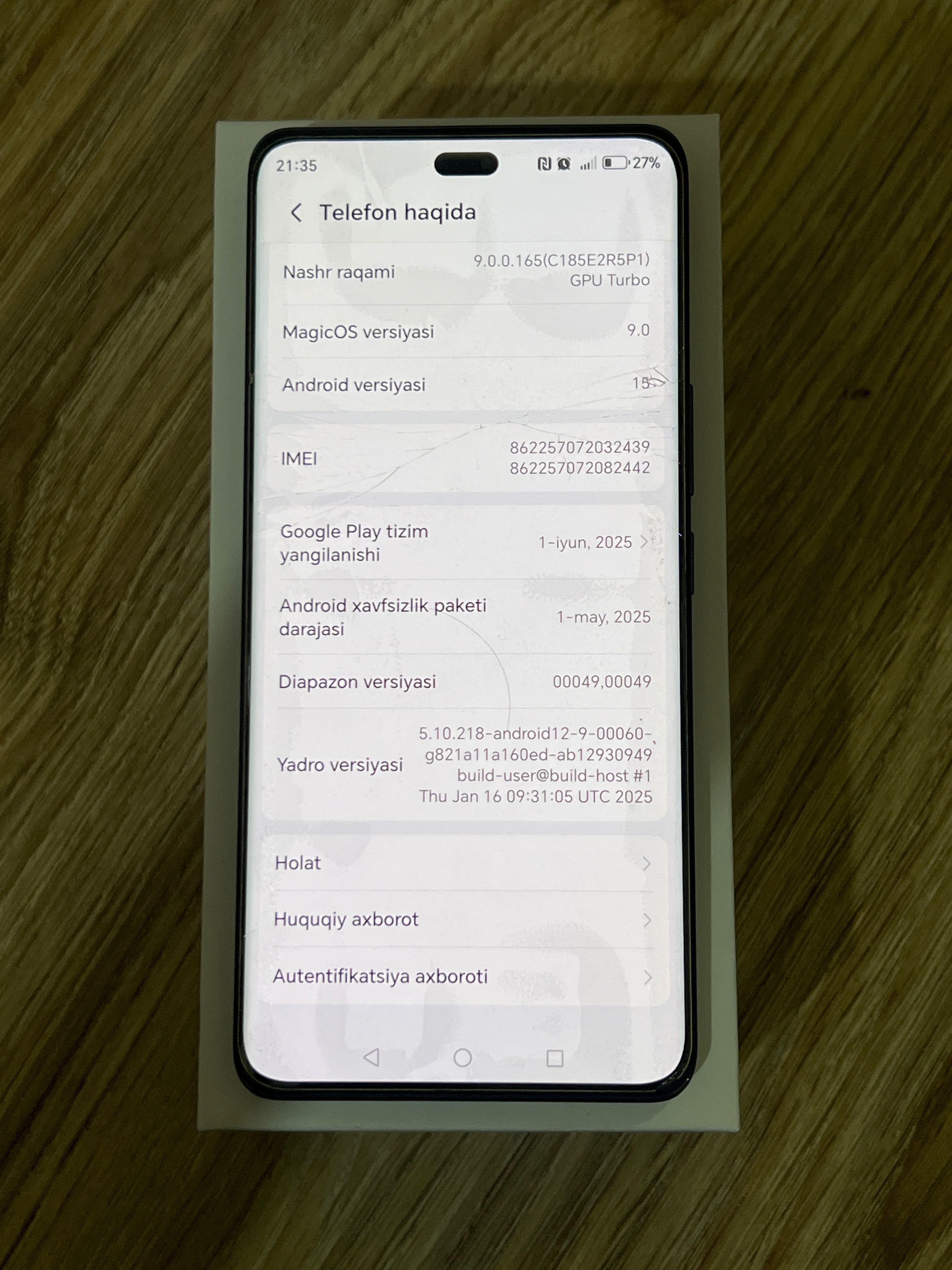 Honor x9c Енги телефон
