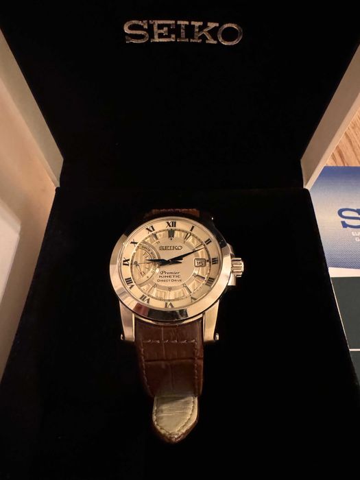 Ceas Seiko Direct Drive ca nou - actele de achizitie - manual si cutie