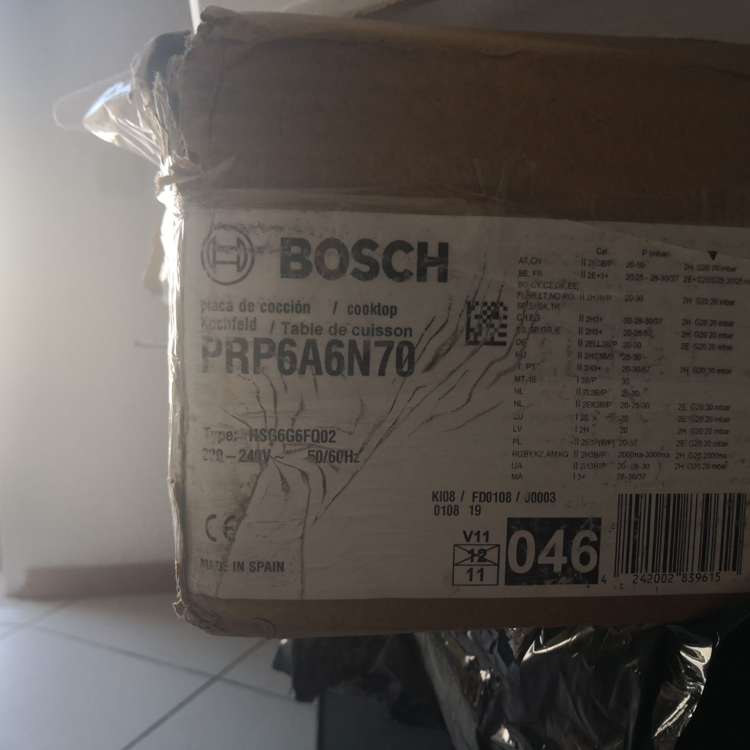 Plita incorporabila Bosch PRP6A6N70