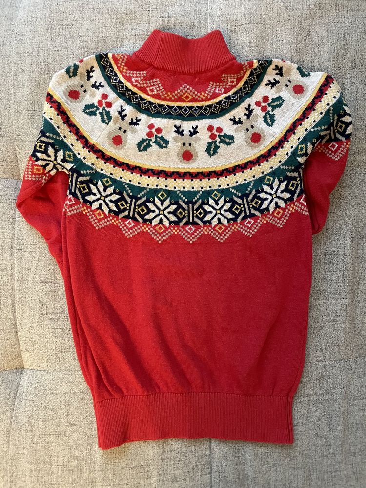 Rochie tricotata Craciun, marca Next, marimea 3 ani (98 cm)