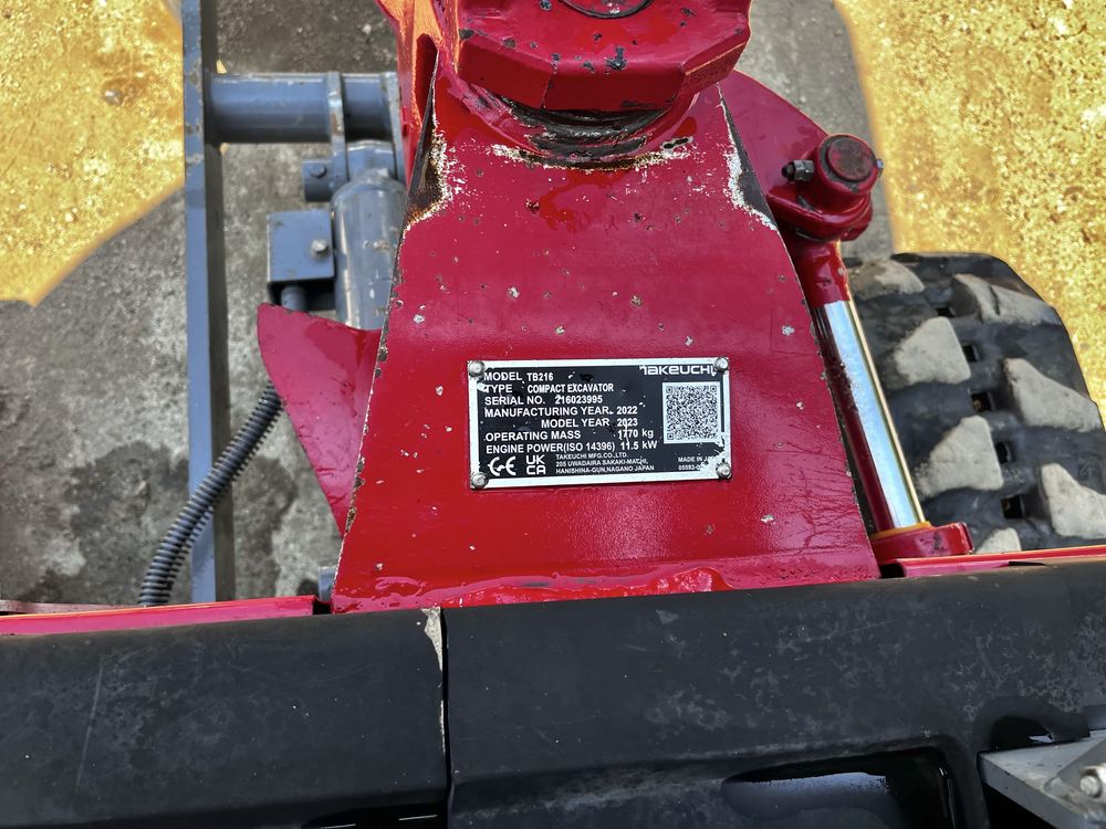 Мини Багер Takeuchi TB216 2023 година