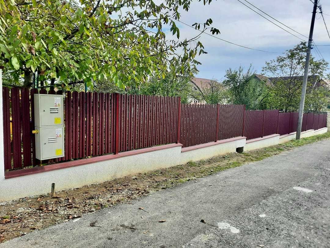 Construim garduri din sipca metalica, jaluzele, tabla, plasa si BCA