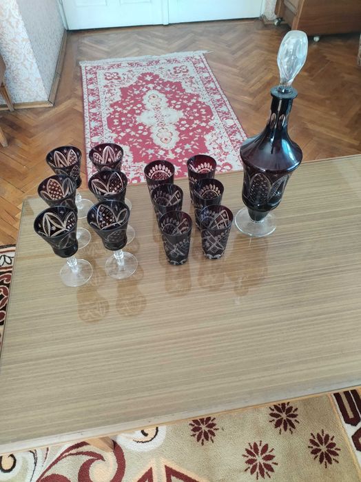 Vand set pahare rubin