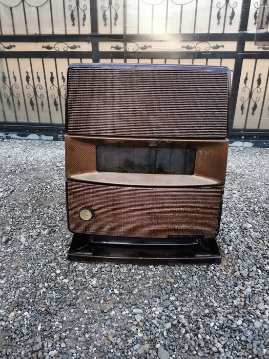 Sobă din fontă cu termostat