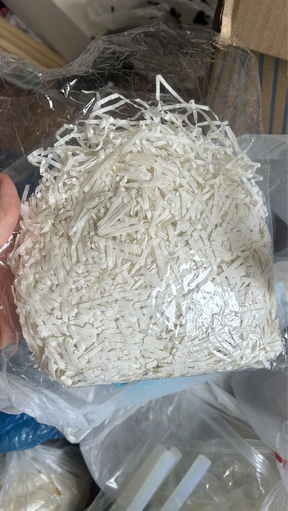 Бумажные наполнители в 4 цвета