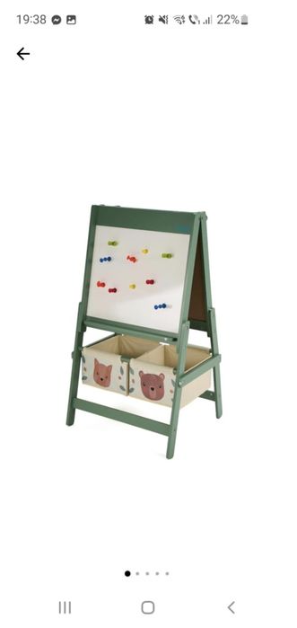 tabla de scris cu 2 fețe pentru copii