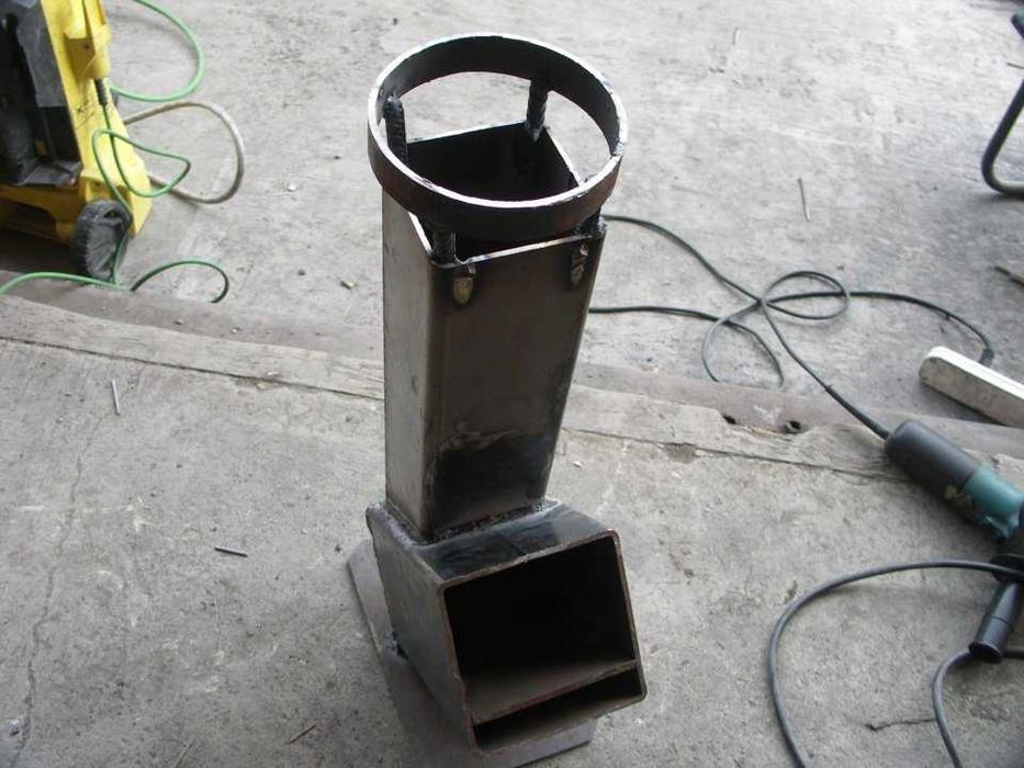 Печка-ракета. Походная печь.