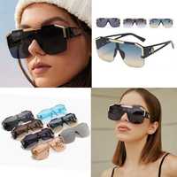 Дамски слънчеви очила маска унисекс модел 2024г защита 100% UV400 HD