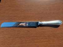 Cutit comemorativ, din argint masiv de 800, vintage