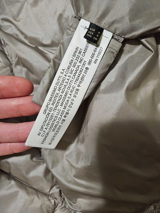 Пухено яке Massimo Dutti S пух