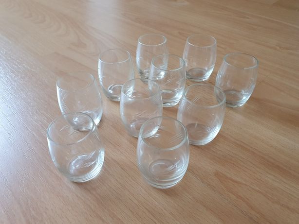 Set 10 pahare mici sticla