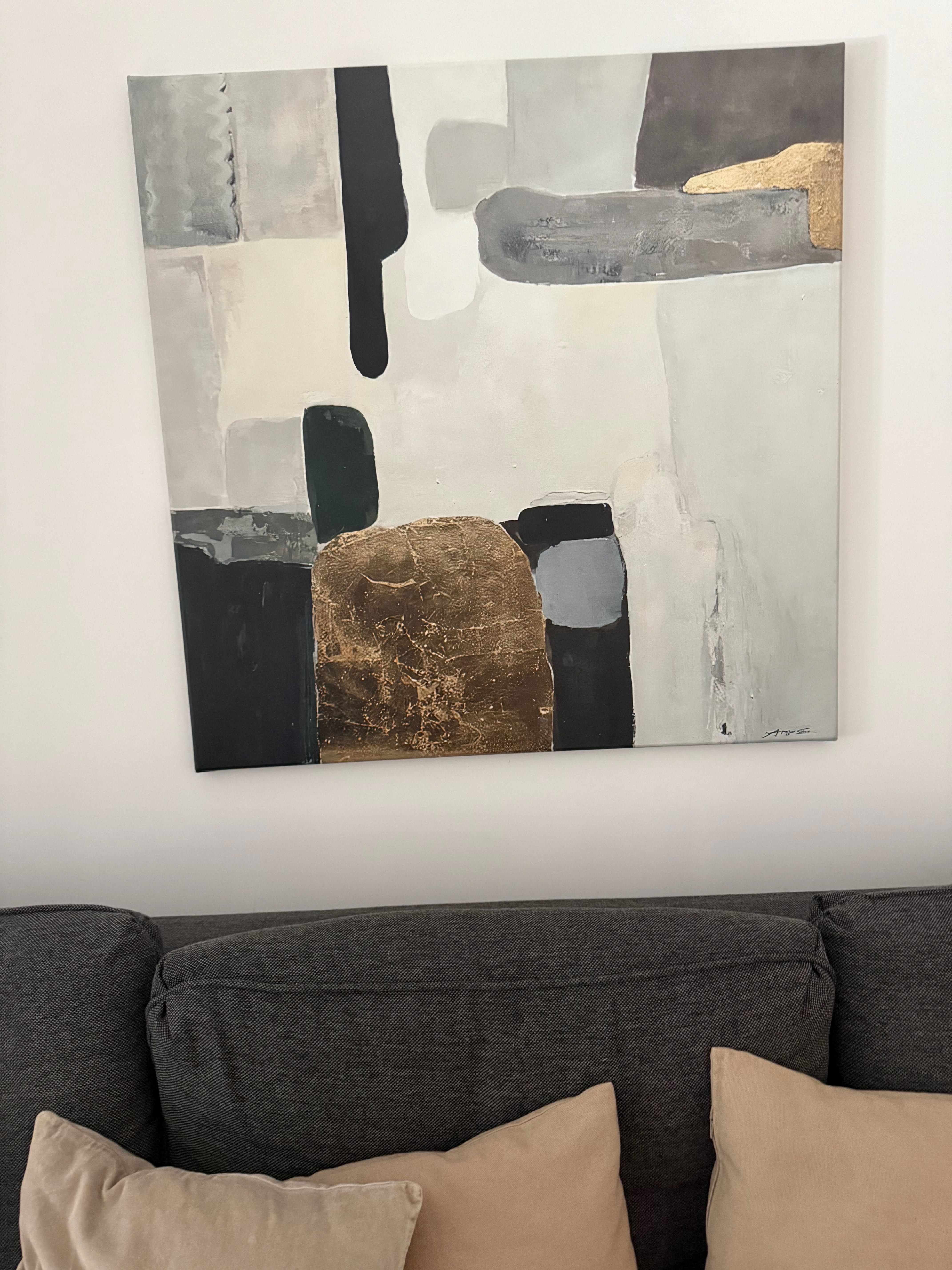 Tablou abstract 80x80 cm – ca nou