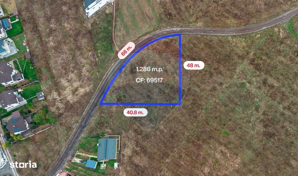 De Vanzare Teren 1,286mp Barnova - Str. Camil Petrescu 0% comision