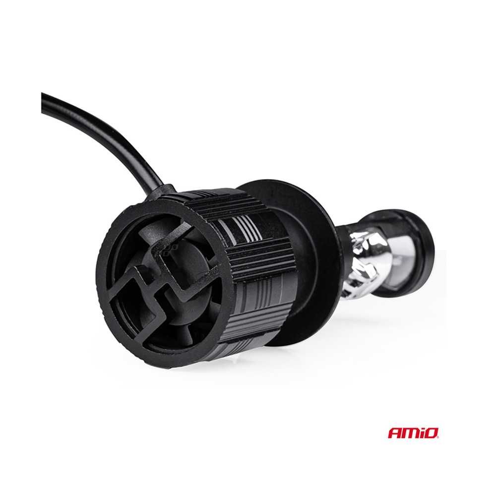 Крушки H7/H18 AMIO PL LED 60W 9-32V 6000K, комплект