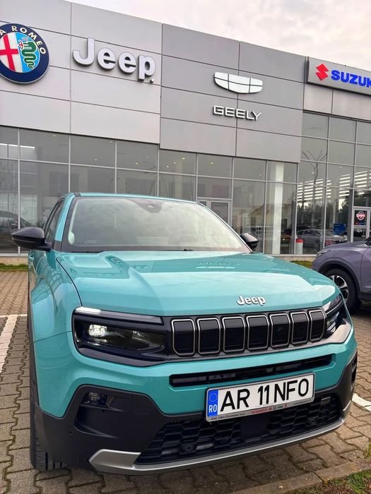 Jeep Avenger Vehiculul a fost demo-car, utilizat exclsuiv în cadrul Reprezentanței.