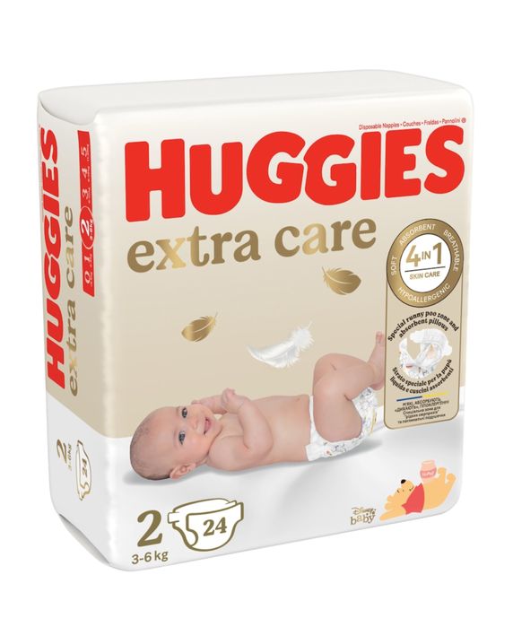 Пелени Huggies extra care № 2 - 3-6 кг