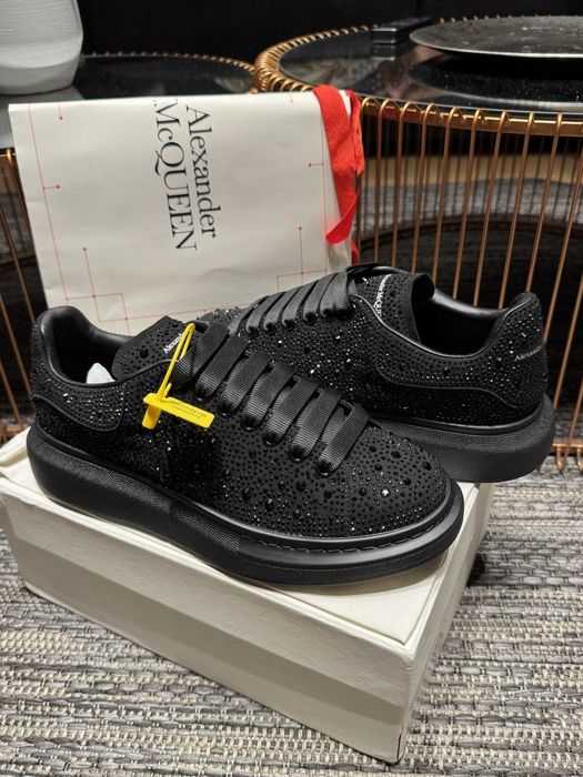 Alexander McQueen Black Stones Мъжки Обувки 43EUR + Кутия
