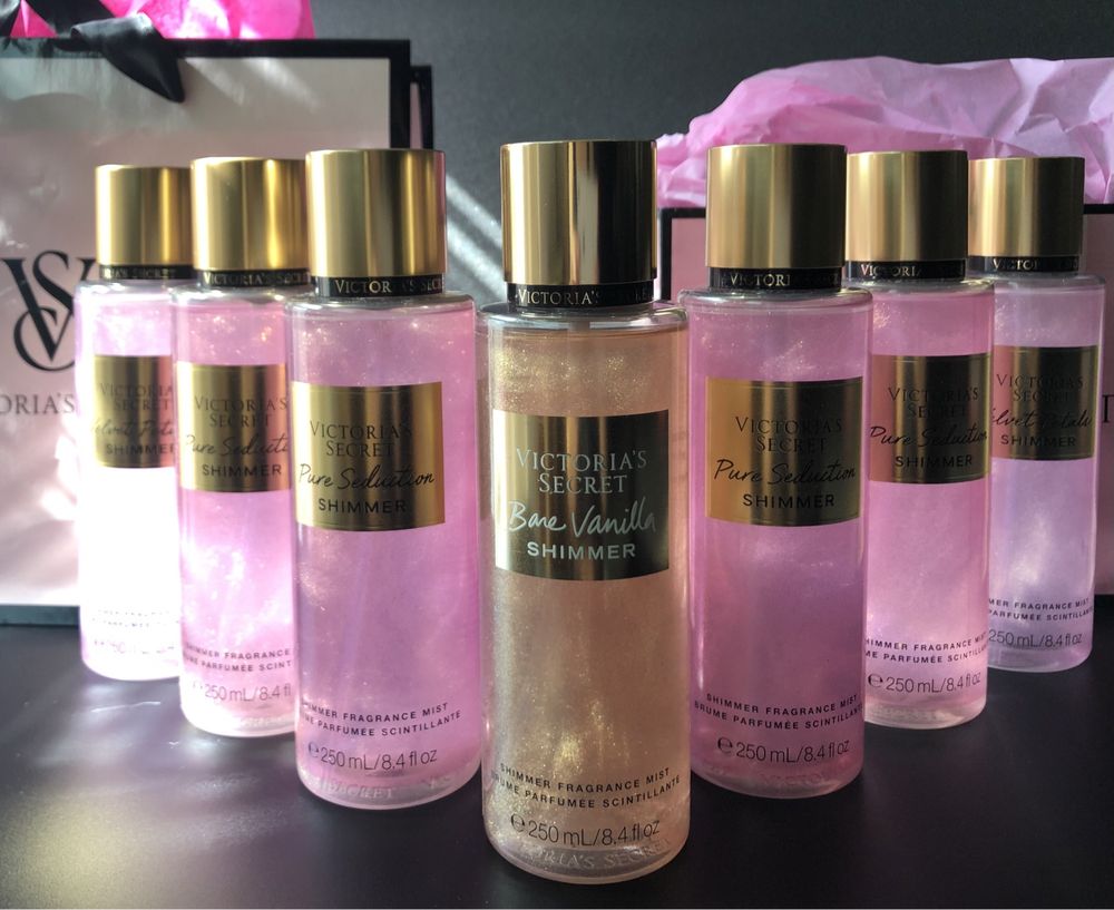 Victoria’s Secret, Bare Vanilla Shimmer, спрей с блестящи частици