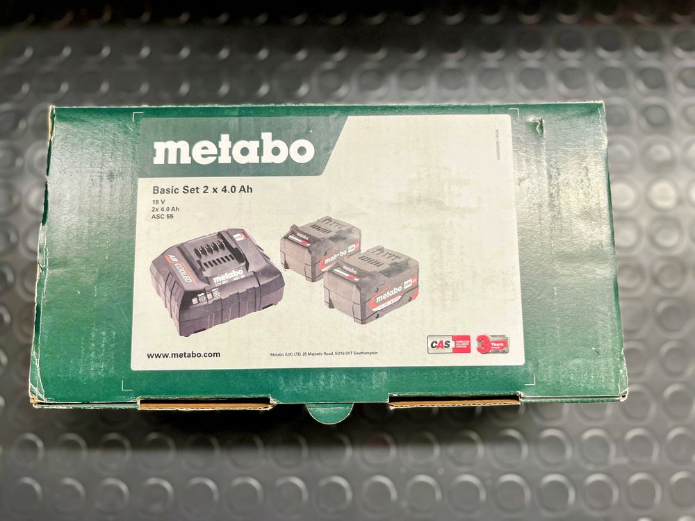 Metabo комплект батерии и зарядно
