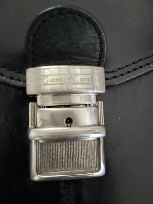 Geanta de lux barbateasca din piele naturala -- Gianni Conti
