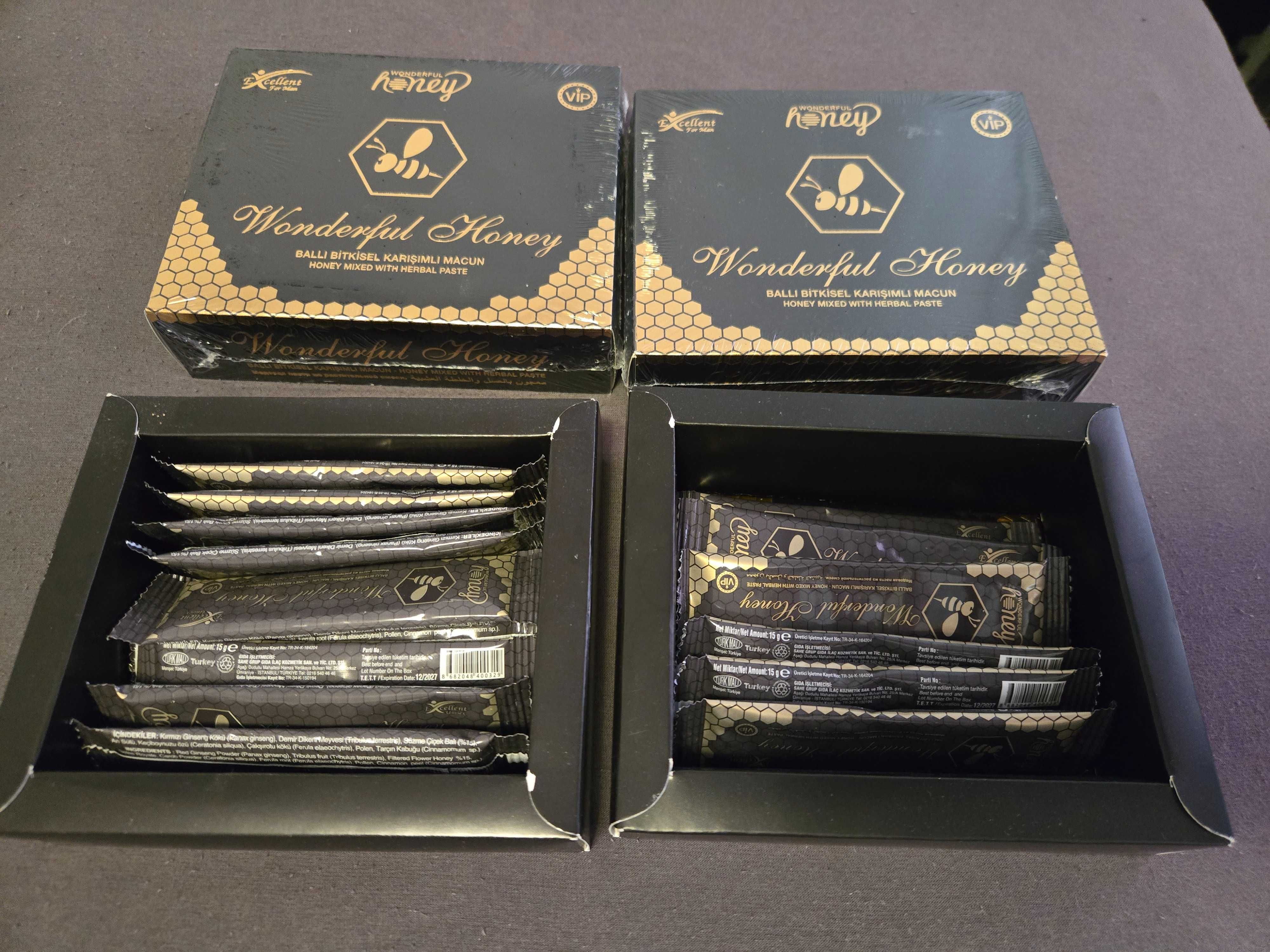 Miere afrodisiac wonderful honey 12 plicuri originala potenta
