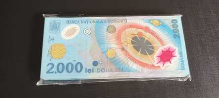 Bancnota 200 lei 1999 eclipsa 100 buc serie consecutiva