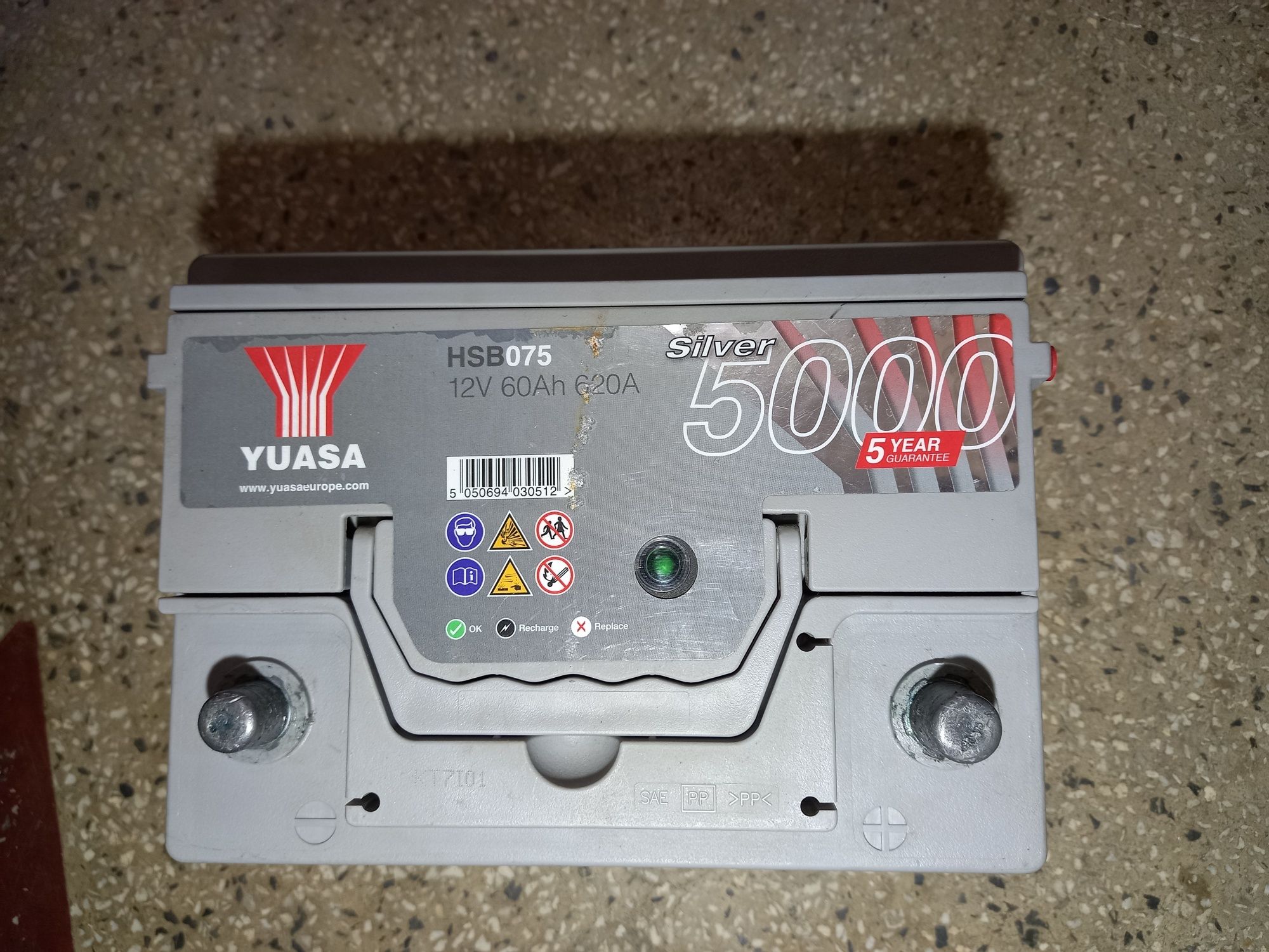 Baterie auto Yuasa 60Ah import.