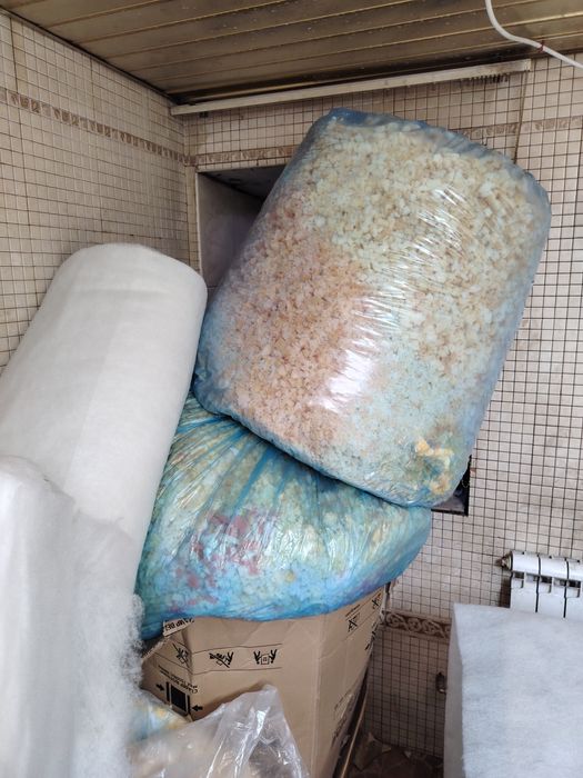 Паралонавая крошка наполнитель цена за один мешок