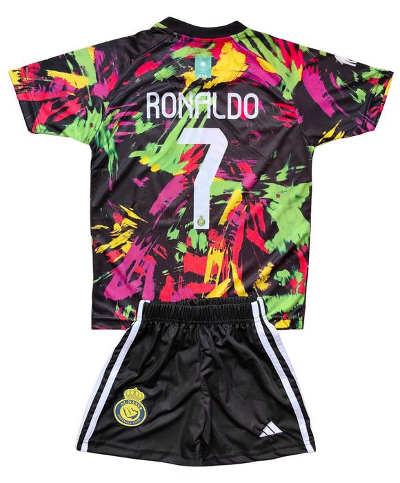 Р. 164 Детски футболен екип Ал Насър Роналдо комплект Al Nassr Ronaldo