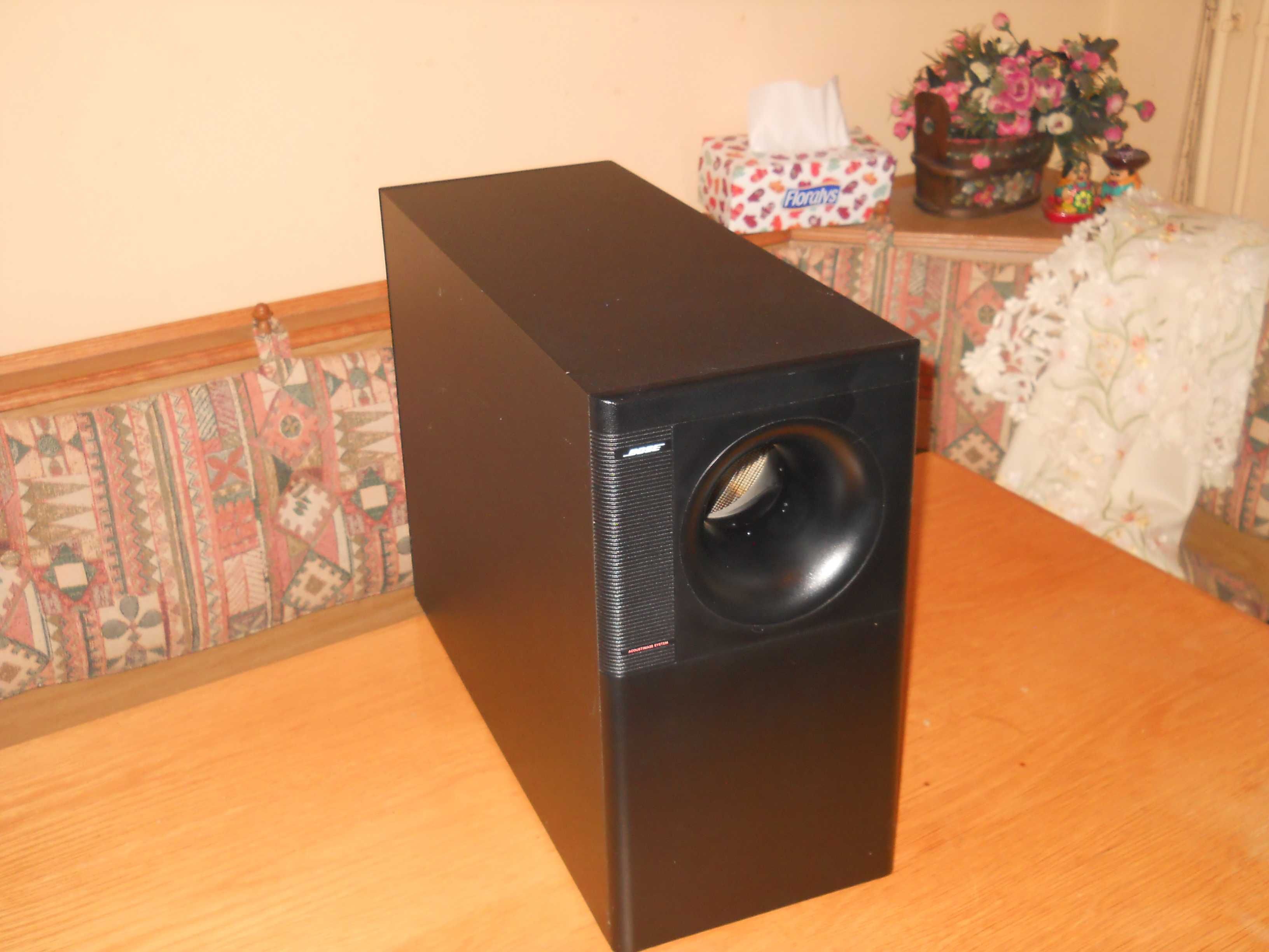 subwofer  BOSE  acoustimass 5 seria III, boxe TECHNICS SB-F071