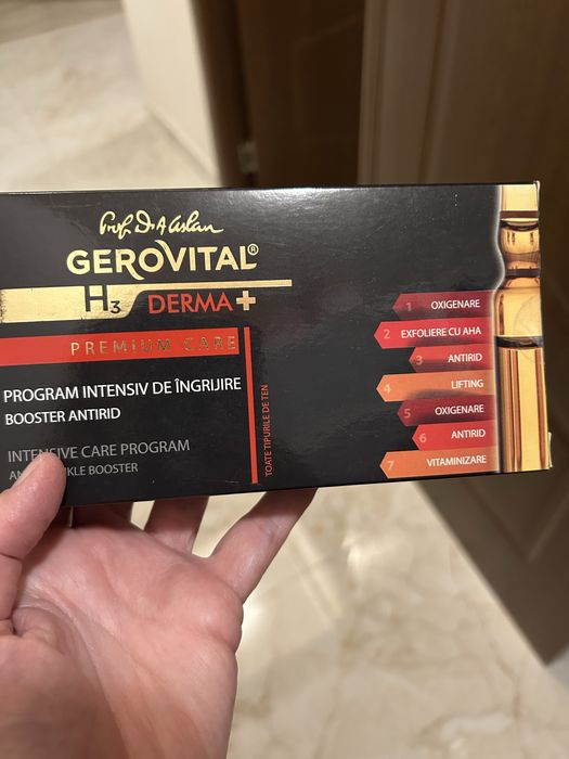 Vand fiole gerovital si tratament par