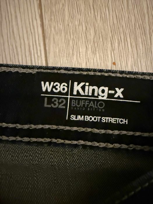 blugi noi bărbați Buffalo David Bitton XL W36 L32