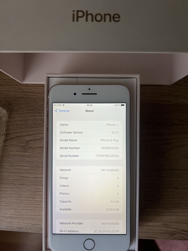Iphone 8 plus Gold 64gb