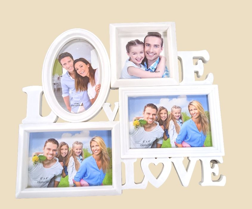 Фото рамка колаж Love , 4 снимки