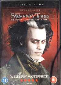 DVD original filmul Sweeney Todd cu Johnny Depp