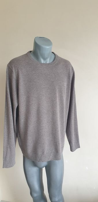 Gant Wool Knit Embroidered  XL/ НОВО!  ОРИГИНАЛ! Мъжки Вълнeн  Пуловер