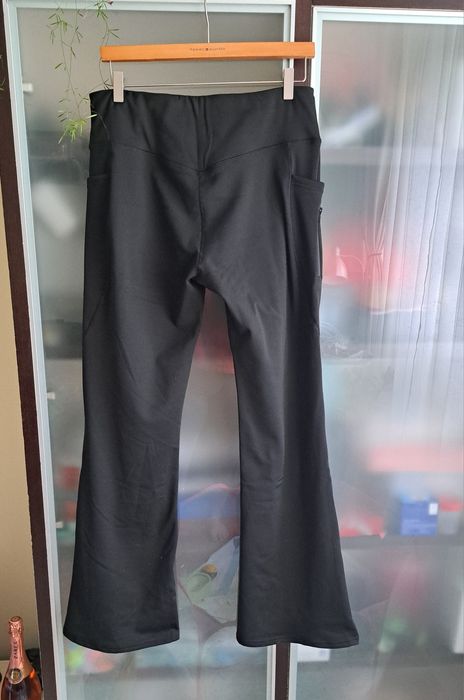 Pantaloni stretch evazati termici