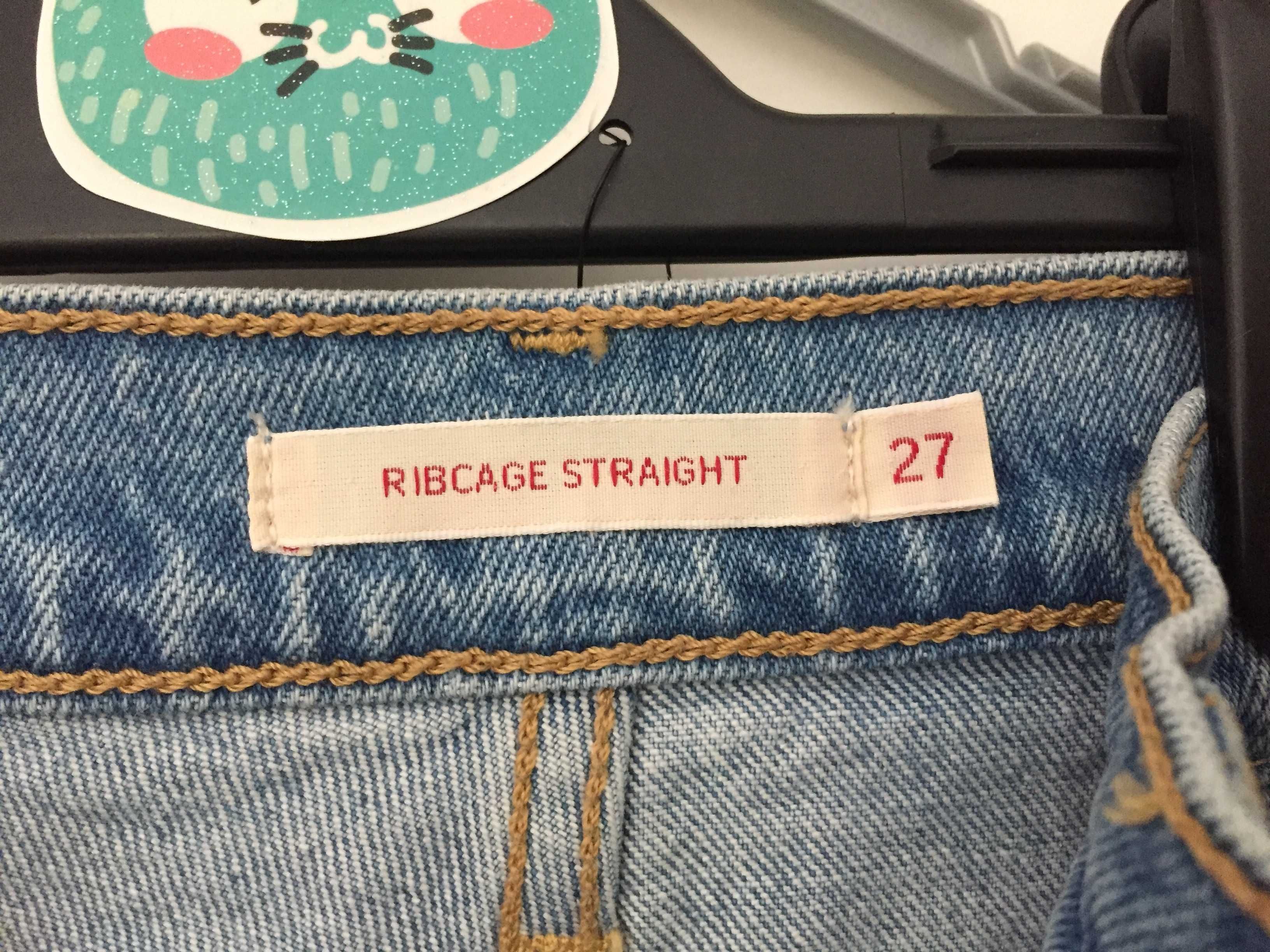 Нови дънки с етикети Levi's PREMIUM RIBCAGE STRAIGHT ANKLE
