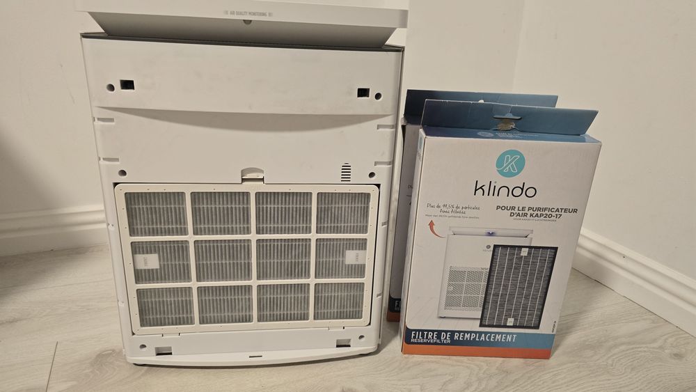 Purificatorul de aer Klindo KAP20-17 + 2 filtre noi