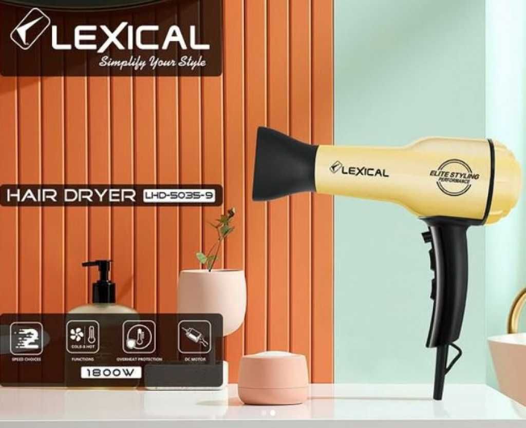Сешоар HAIR DRYER Lexical – Компактна мощност за всеки ден