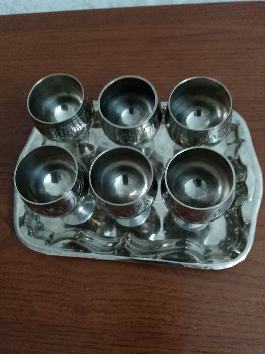 Рюмки мельхиоровые