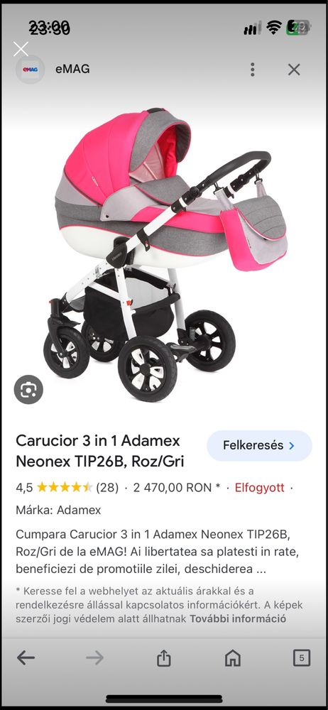 Carucior Adamex Neonex 3 in 1