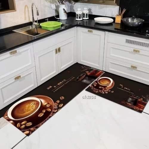Комплект водоустойчиви противоплъзгащи постелки за кухня