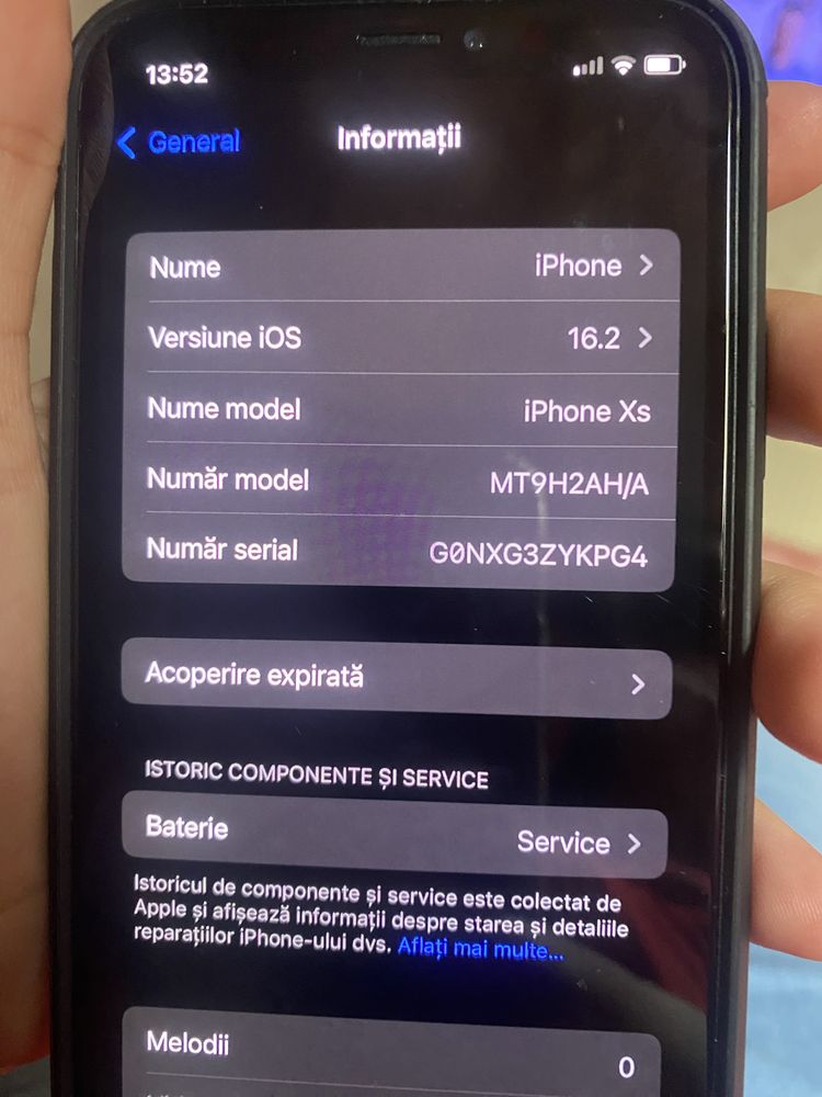 iPhone Xs black. Mai multe detalii,citiți biografia