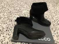 Botine elegante negre Ecco 36