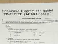 Схема на телевизор Panasonic, модел TX-21T1EE