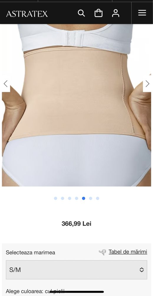 Centura Belly Binder modelatoare dupa nastere